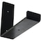 Ekena Millwork Steel Hanging Shelf Bracket, Powder Coated Black 2"W x 8"D x 6"H BKTM02X08X06HSPBL - alternate 1